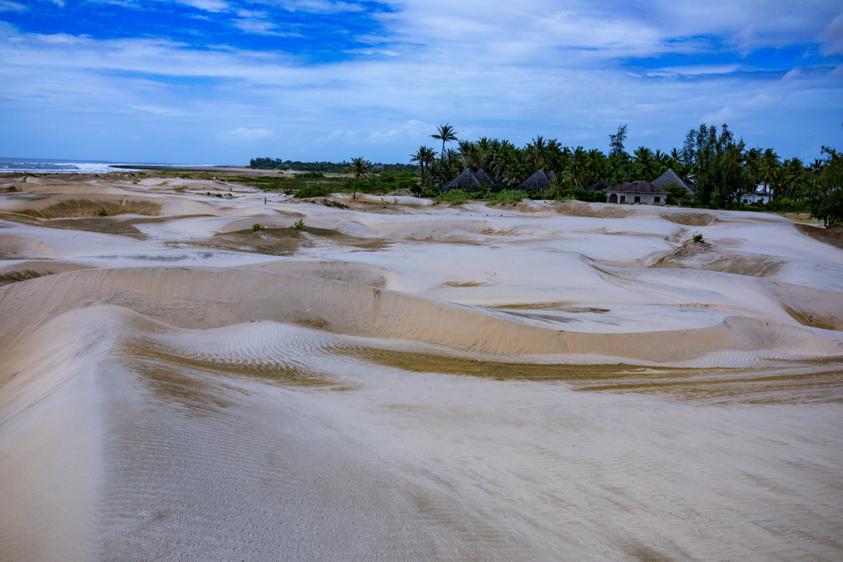 Mambrui Sand Dunes Beach Desert Malindi Kilifi County Marikebuni Along Malindi Graissa Road Kenyas Coast Province