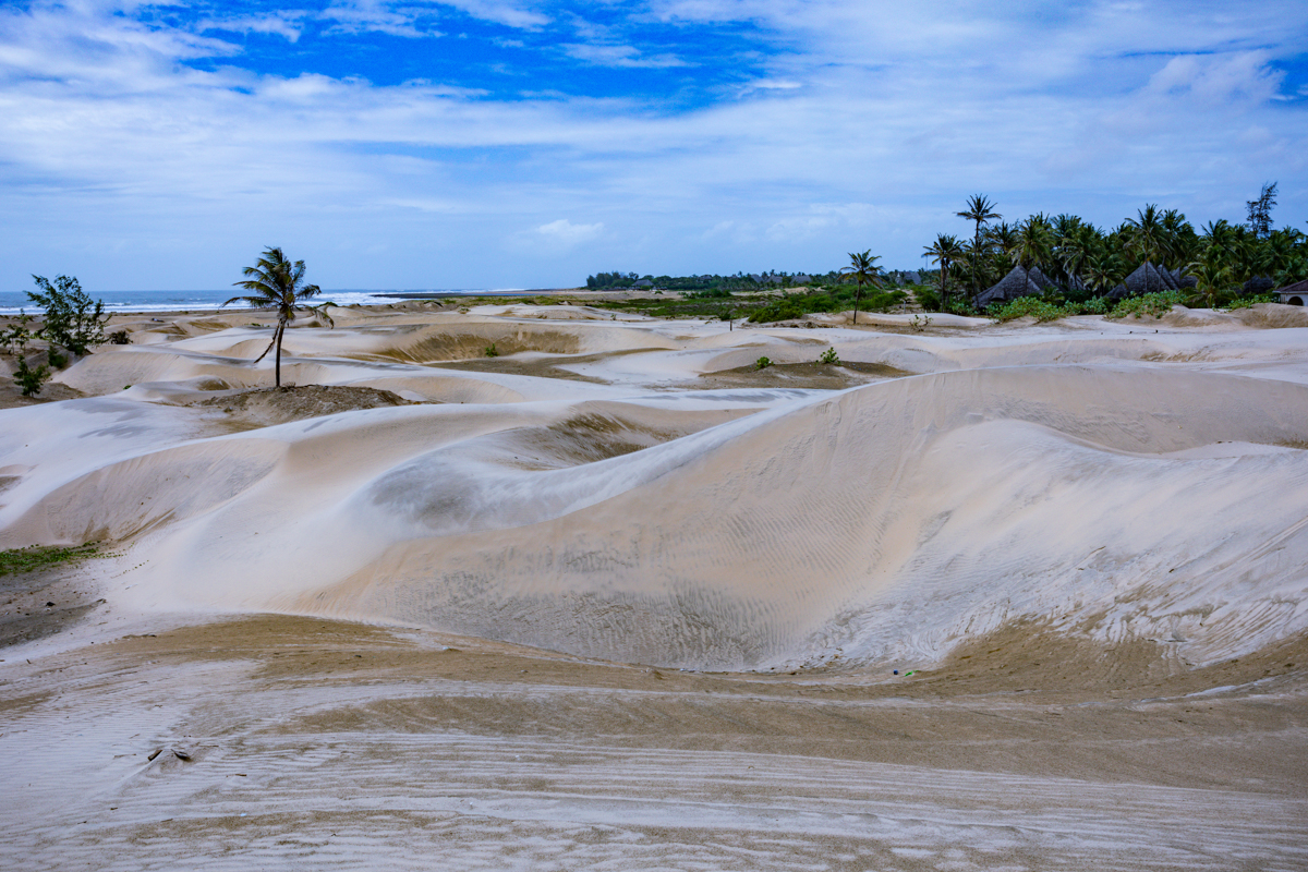 Mambrui Sand Dunes Beach Desert Malindi Kilifi County Marikebuni Along Malindi Graissa Road Kenyas Coast Province