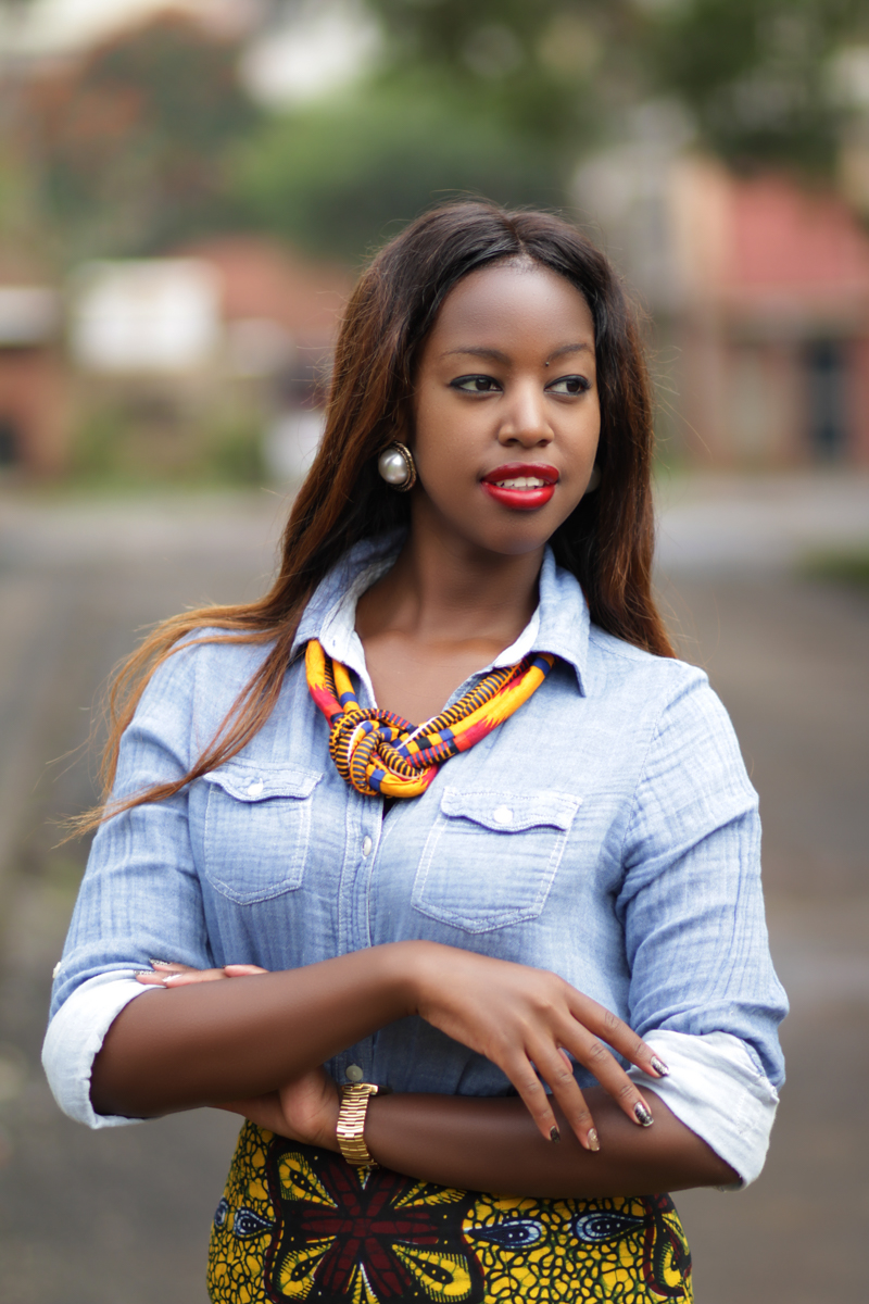 Antony Trivet Photography - Diana Machira Denim And Cateye Kenya Fashion Content Creator Lifestyle Influencer Blogger Commercial Model Portraits