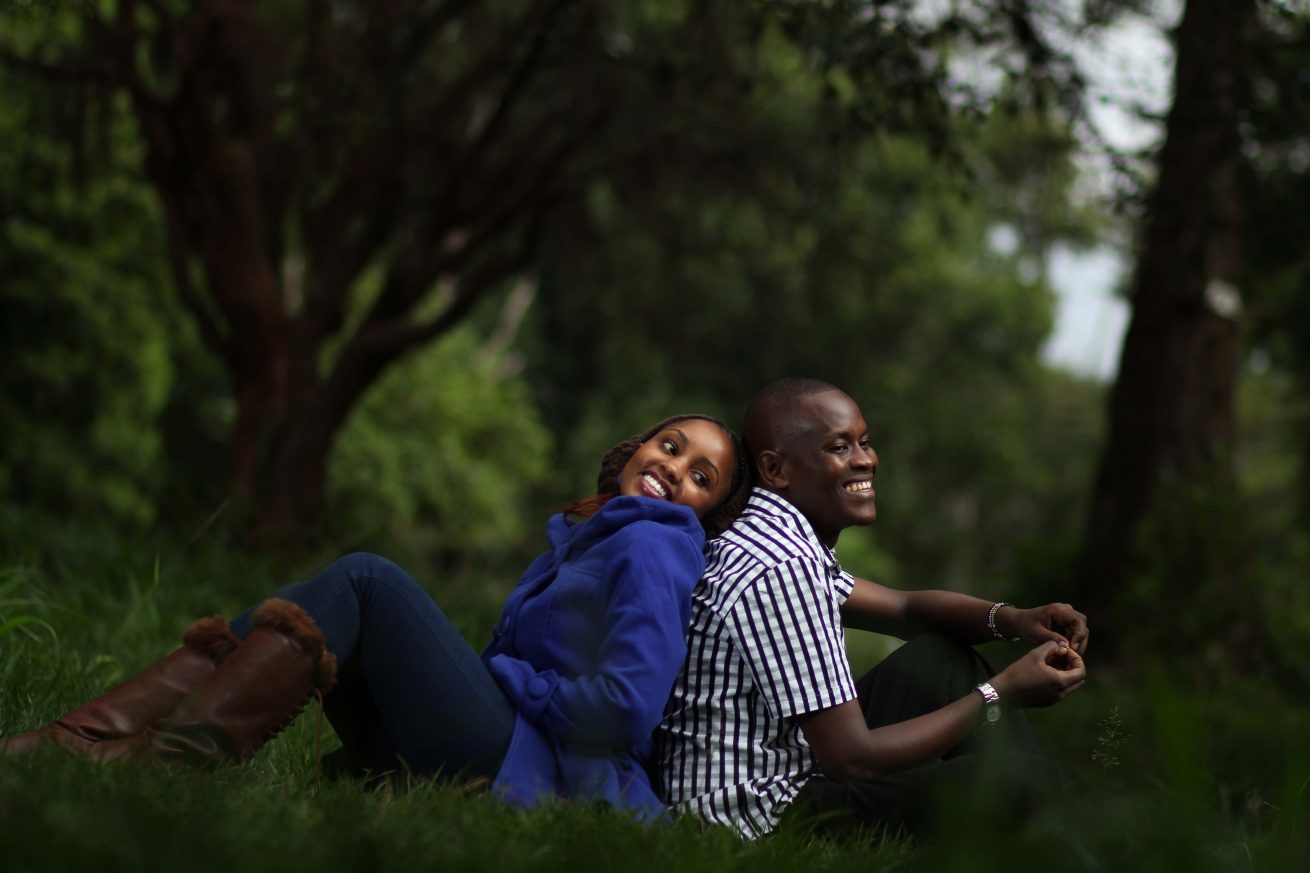 Outdoor Couple Engagement Photoshoot :: The Nairobi Arboretum