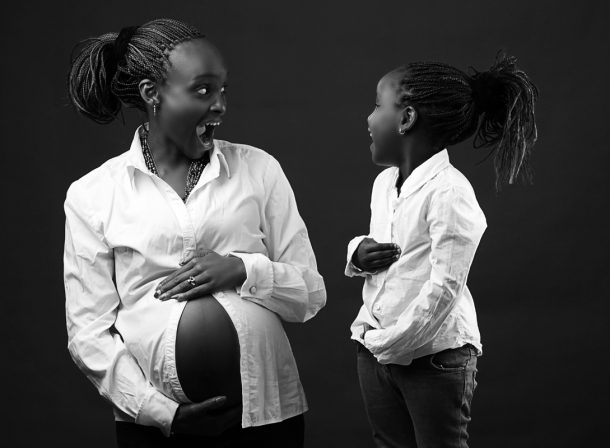 Creative Kenyan Studio Maternity :: Nairobi Baby Bump Portraits