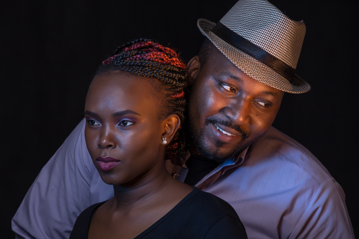 Top Kenyan Studio Engagement :: Creative Creator Couple Lighting