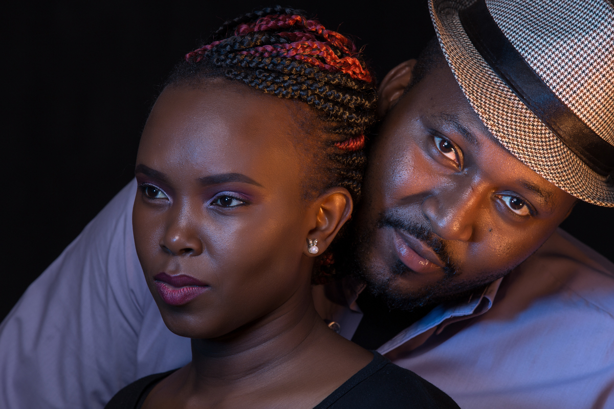 Top Kenyan Studio Engagement :: Creative Creator Couple Lighting