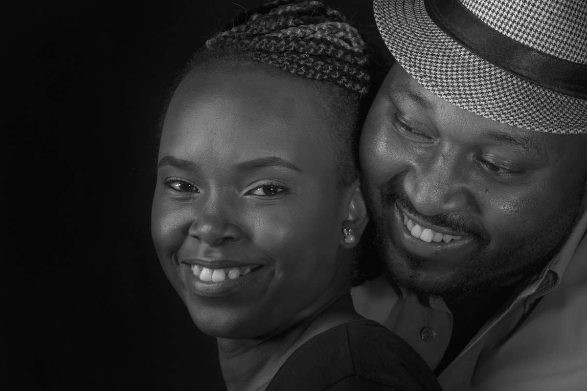 Top Kenyan Studio Engagement :: Creative Creator Couple Lighting