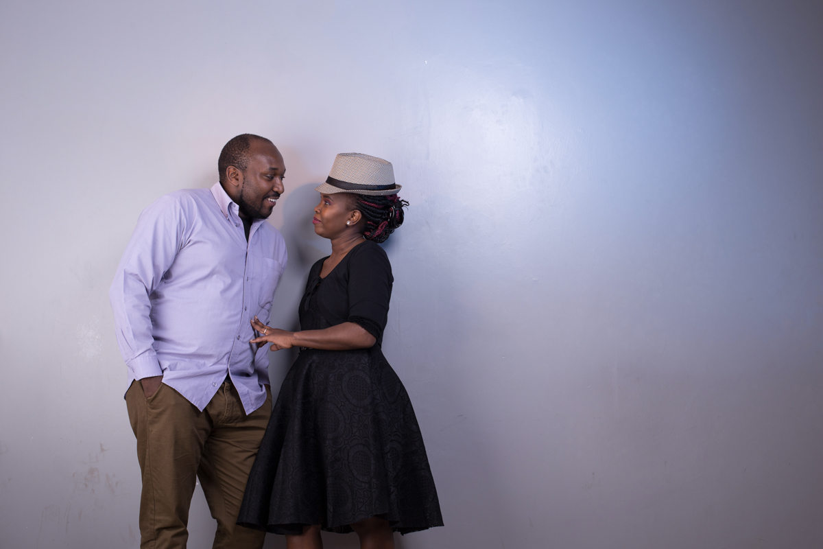 Top Kenyan Studio Engagement :: Creative Creator Couple Lighting