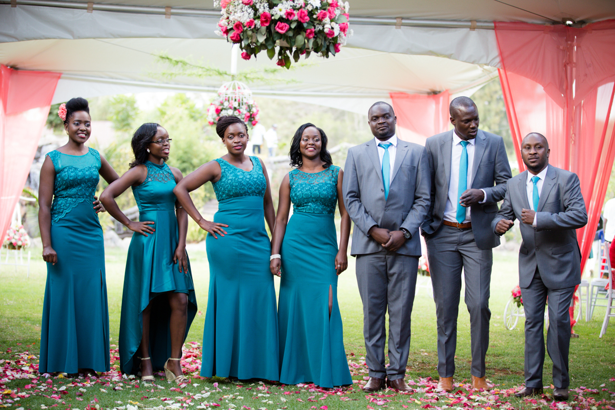 Nelly & Ricky :: Brookhaven Gardens Kenyan Wedding Photographers
