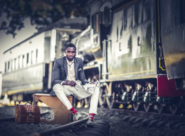 Kenyan Men Portraits Photographers :: Nairobi Railway Museum