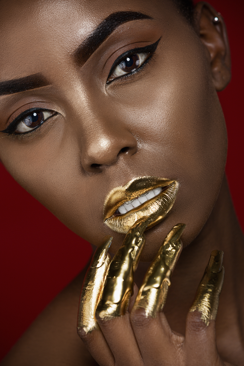 Kenyan Beauty Portraits Retouching :: Professional Makeup Artists