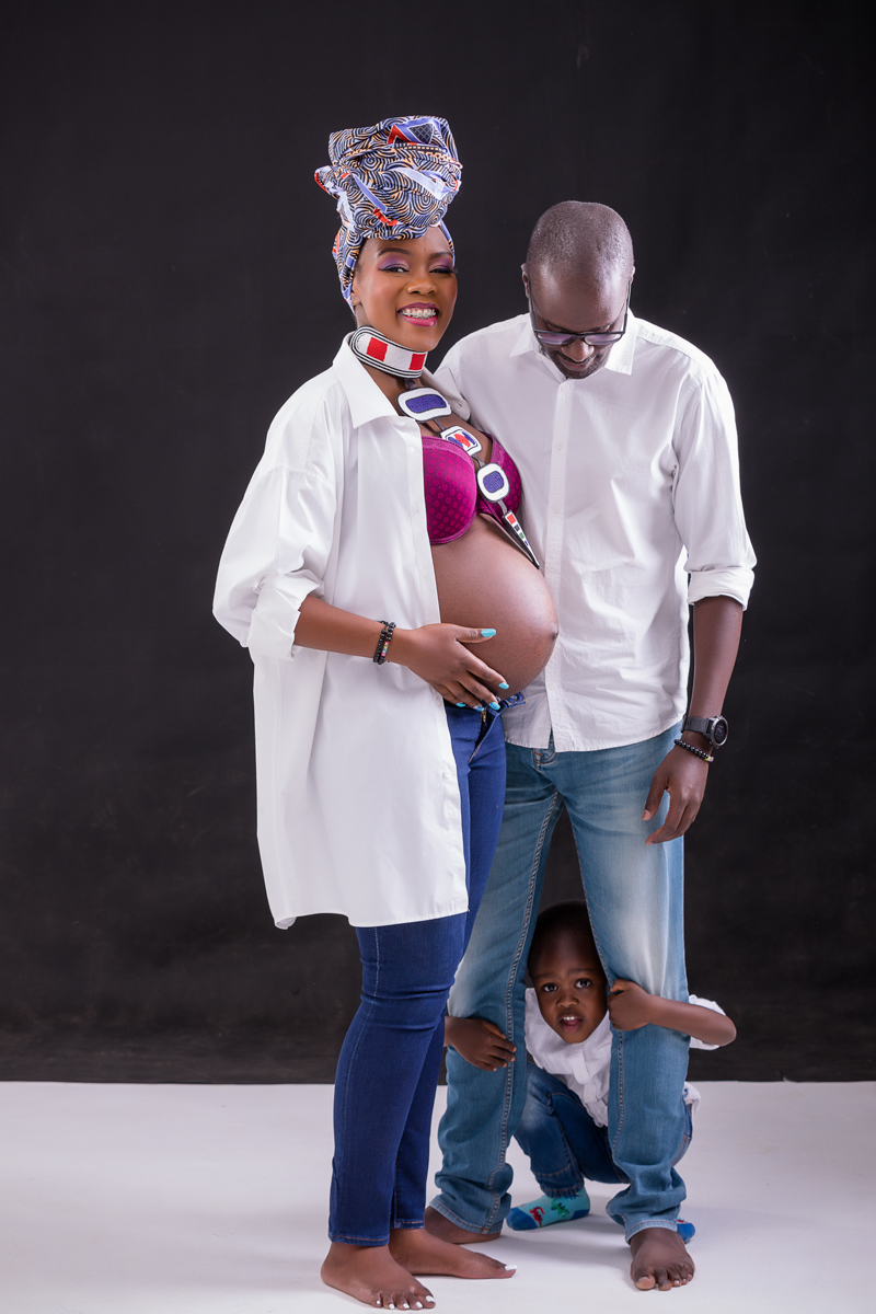 Kenyan Baby Bump Maternity Pregnancy Photographers - Antony Trivet Studios Portraits