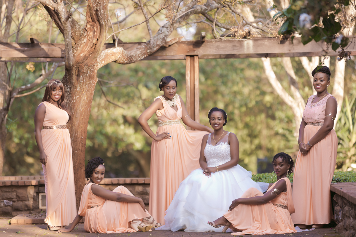 Kenyan Bride And Bridesmaids Creative Portraits By Antony Trivet