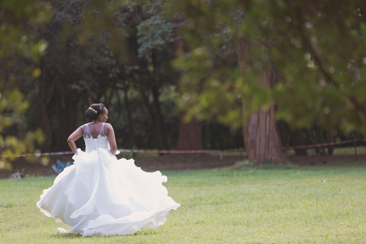 Wedding Gown by Galina Tatarinova Director Kenya Fashion Awards