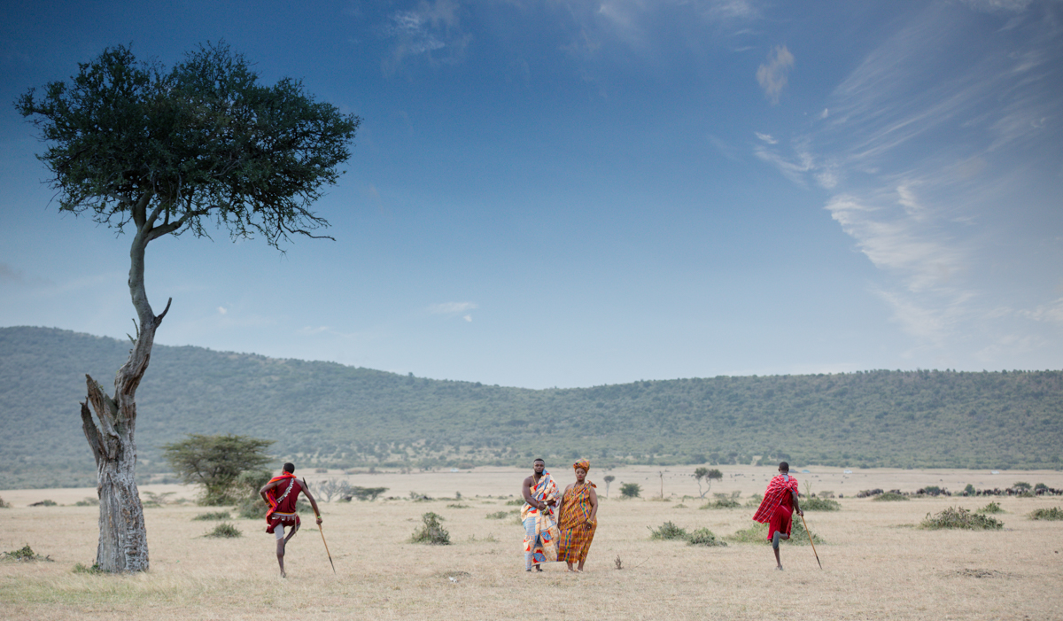 African Safari Wedding Photography :: Kenya Ghanaian Elopement