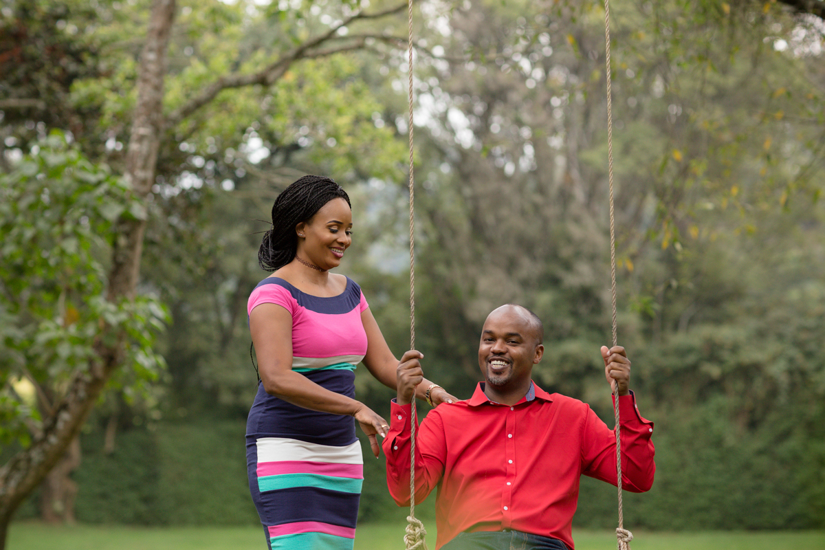 Best Wedding Photography Kenyan :: Engagement Couple Intimate