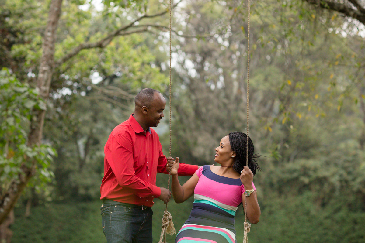 Best Wedding Photography Kenyan :: Engagement Couple Intimate