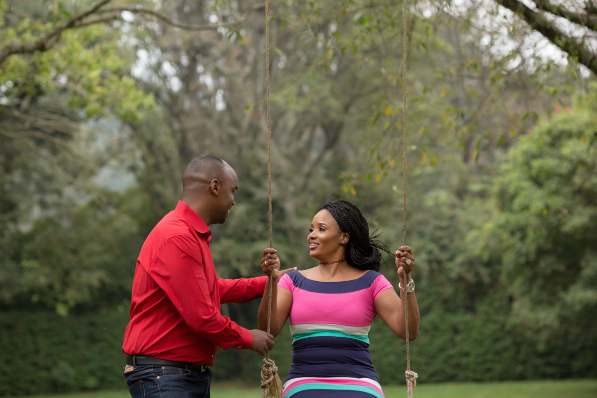 Best Wedding Photography Kenyan :: Engagement Couple Intimate