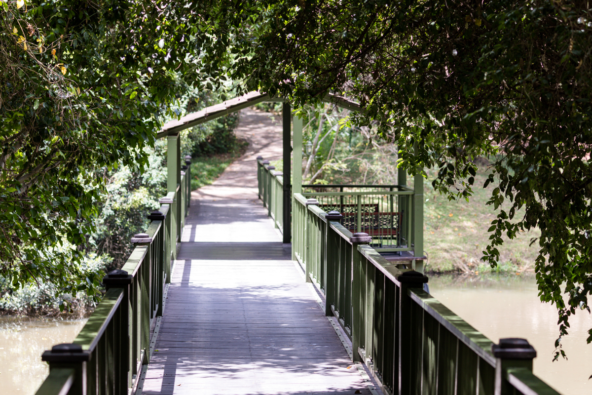 Bridge Over Fishing Pond To Tent AreaSarova Mara Game Camp Kenya Safari Lodge In Maasai Mara National Reserve - Antony Trivet Travels