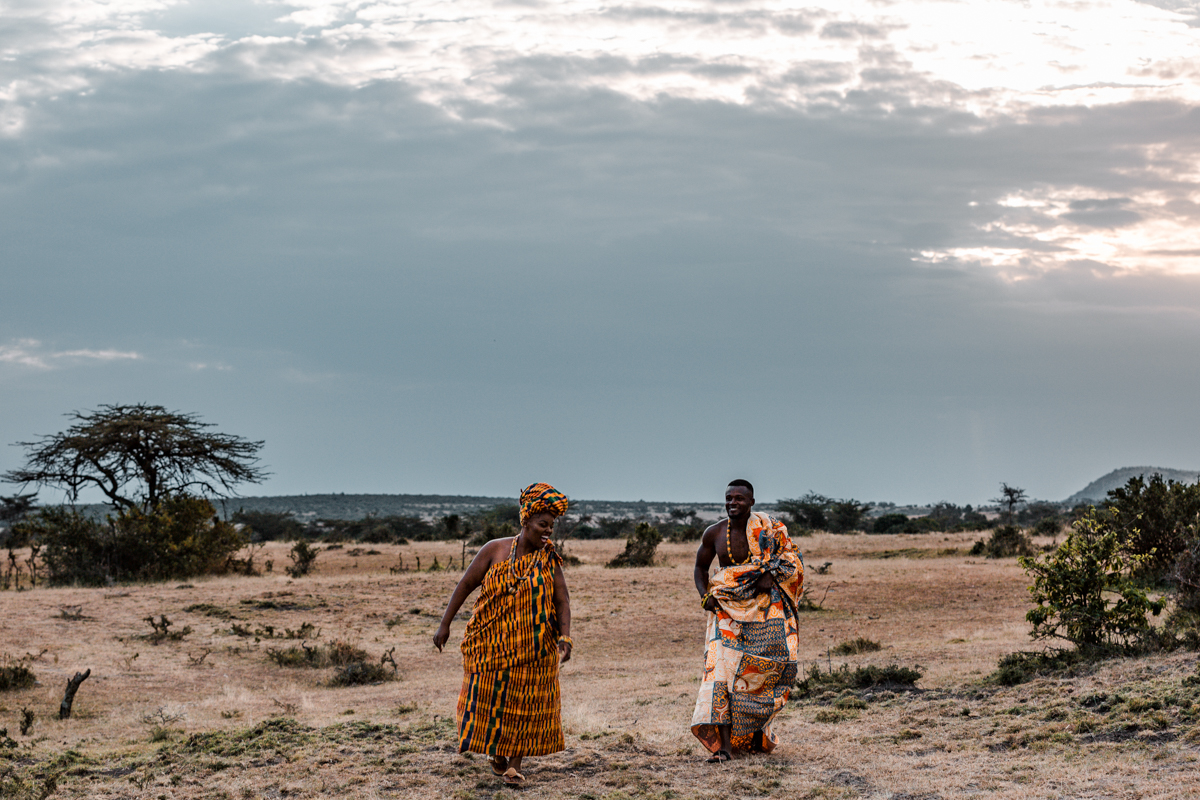 African Safari Wedding Photography :: Kenya Ghanaian Elopement