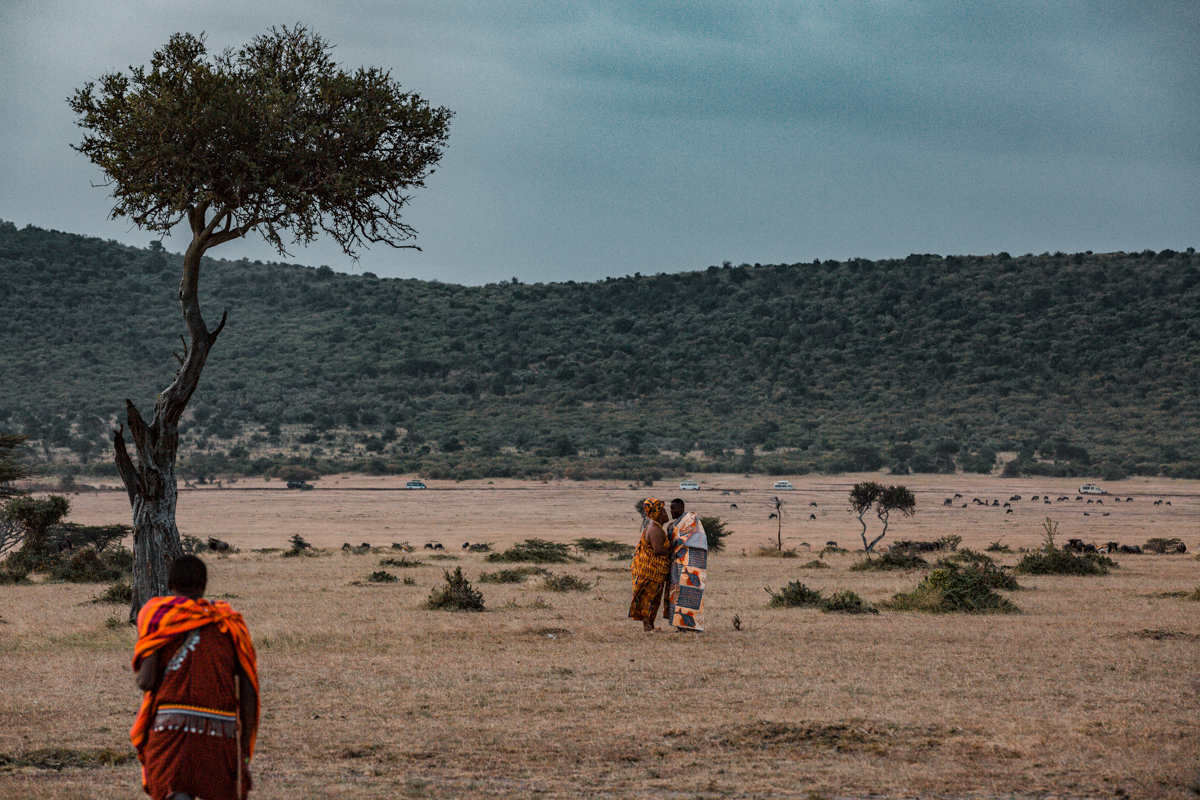 African Safari Wedding Photography :: Kenya Ghanaian Elopement