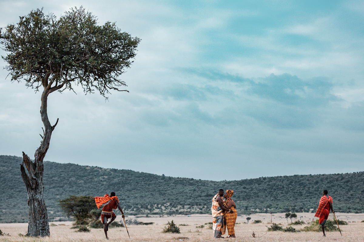 African Safari Wedding Photography :: Kenya Ghanaian Elopement