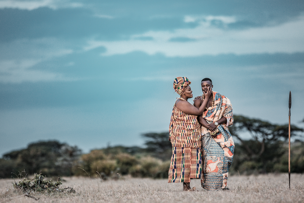 African Safari Wedding Photography :: Kenya Ghanaian Elopement