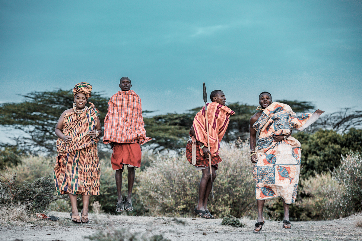 African Safari Wedding Photography :: Kenya Ghanaian Elopement