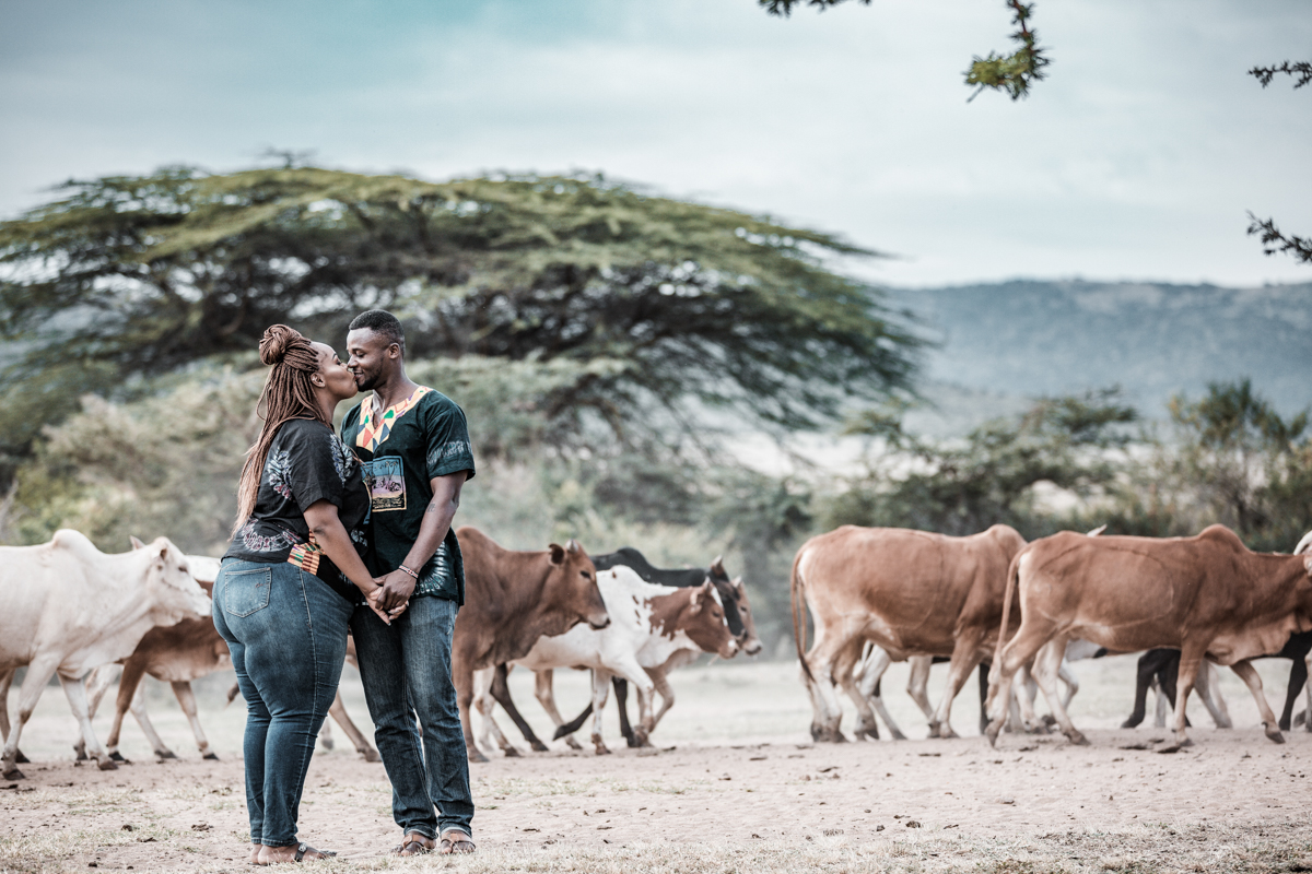 African Safari Wedding Photography :: Kenya Ghanaian Elopement