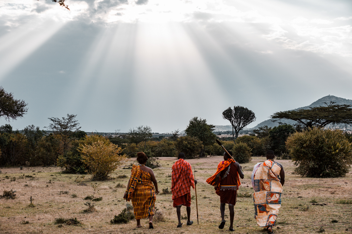 African Safari Wedding Photography :: Kenya Ghanaian Elopement