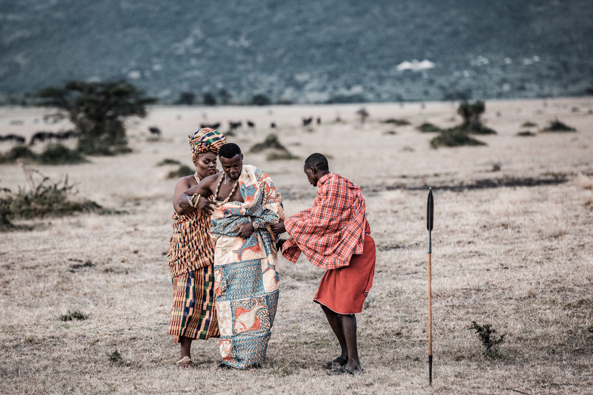 African Safari Wedding Photography :: Kenya Ghanaian Elopement