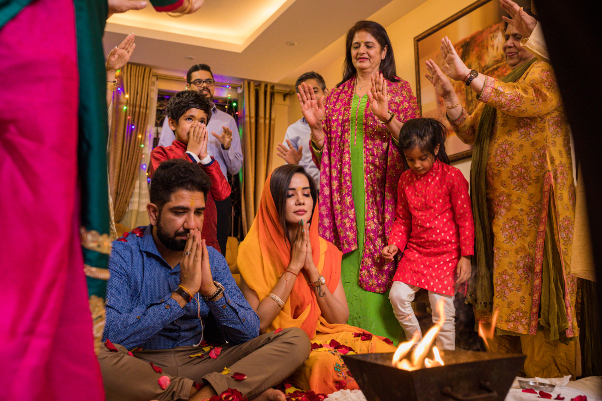 Kenyan Indian Wedding Traditional :: Havan Trial By Fire Ceremony