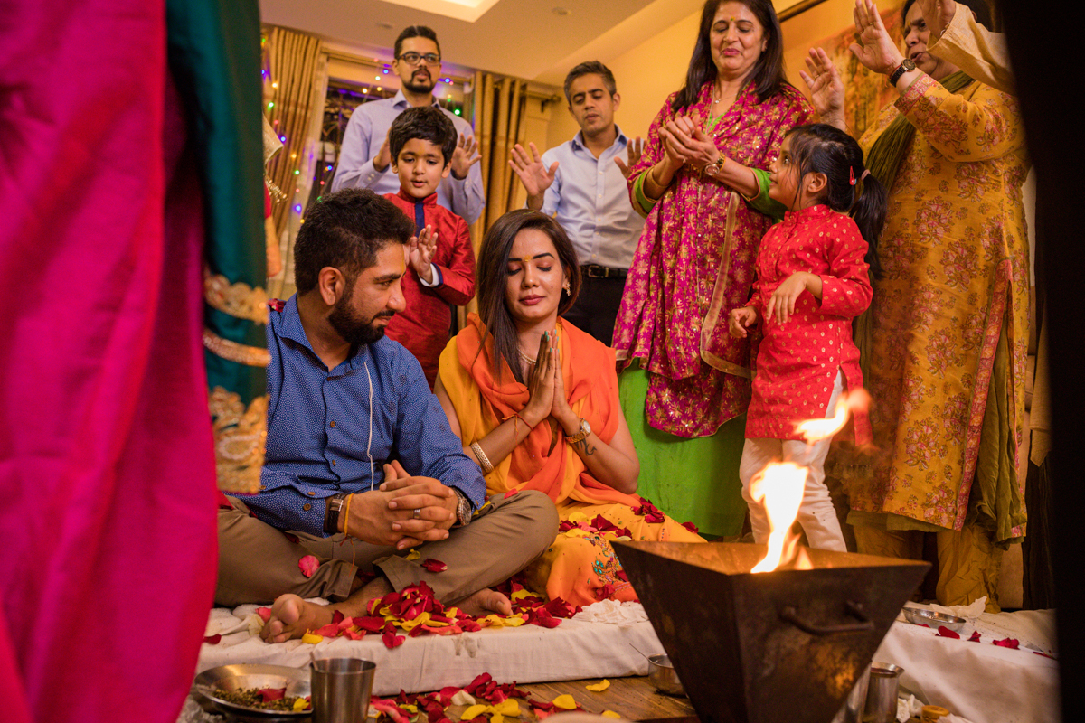 Kenyan Indian Wedding Traditional :: Havan Trial By Fire Ceremony