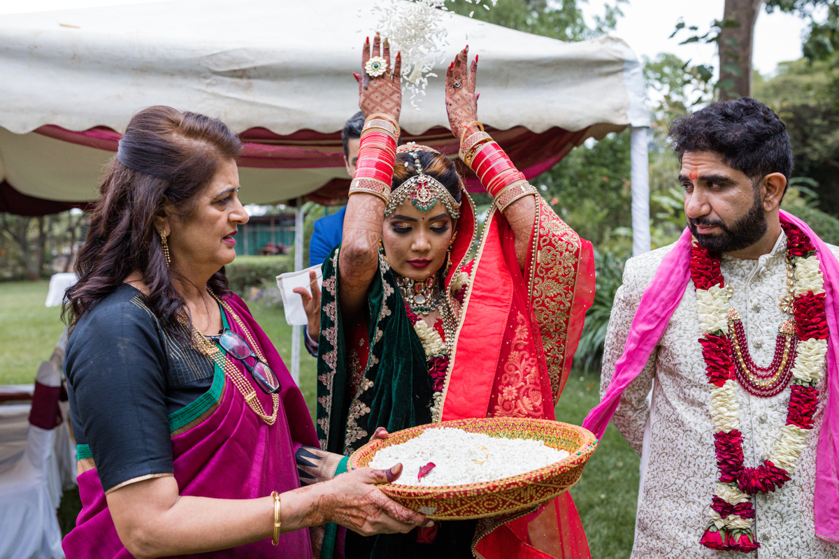 Indian Asian Hindu Wedding Ceremony