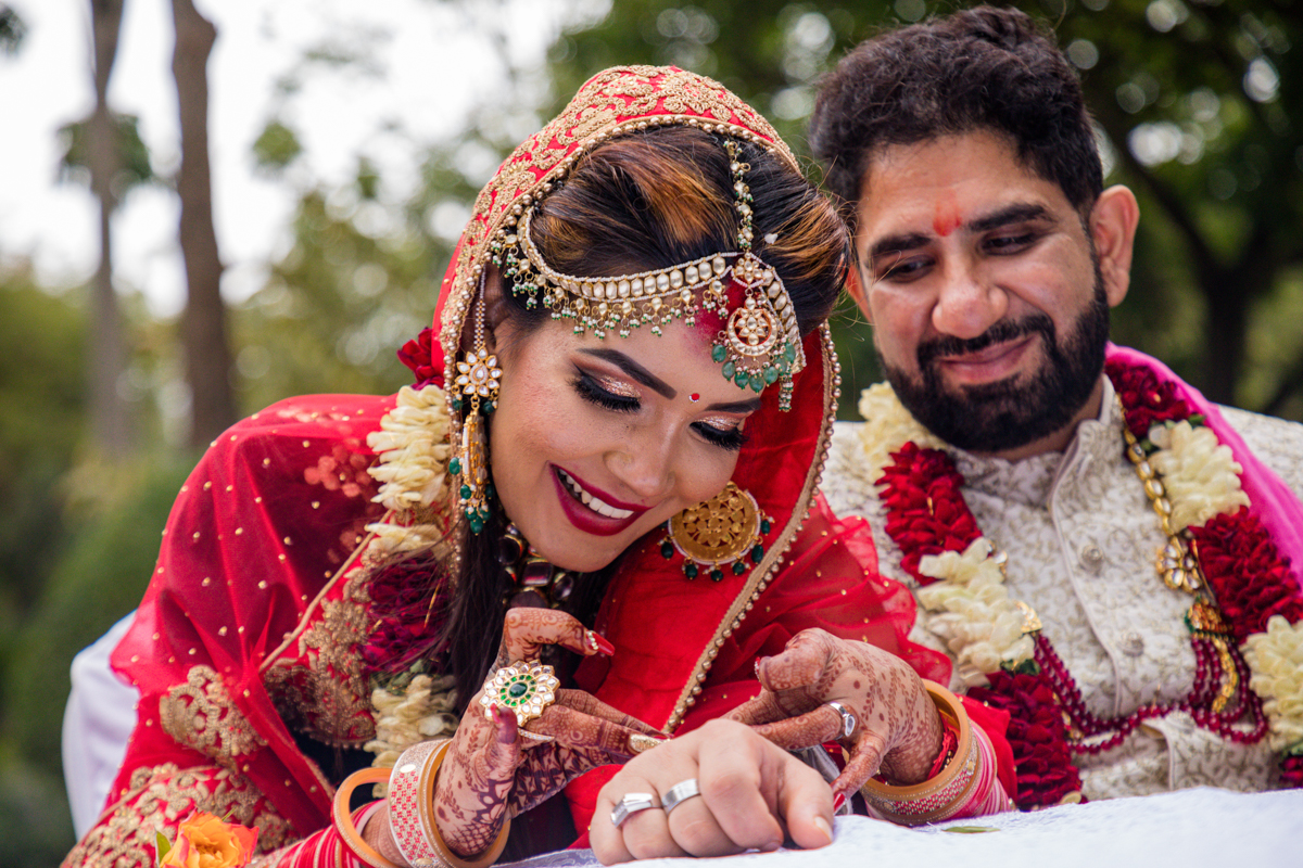 Indian Asian Hindu Wedding Ceremony