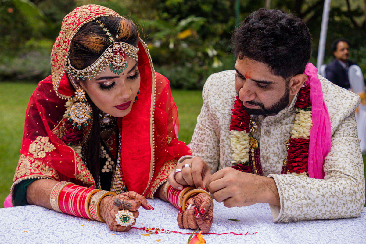 Indian Asian Hindu Wedding Ceremony