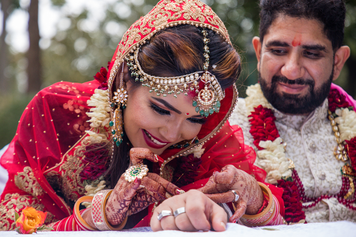 Indian Asian Hindu Wedding Ceremony