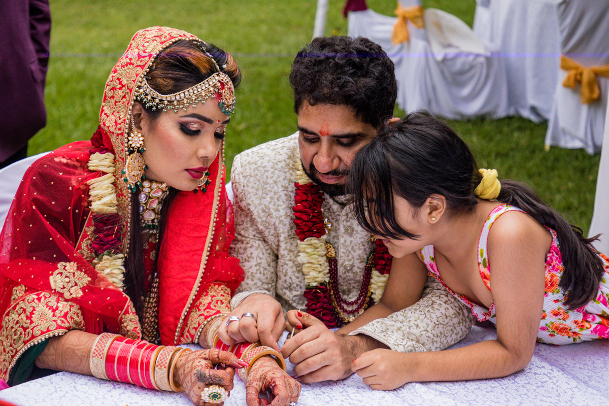 Indian Asian Hindu Wedding Ceremony