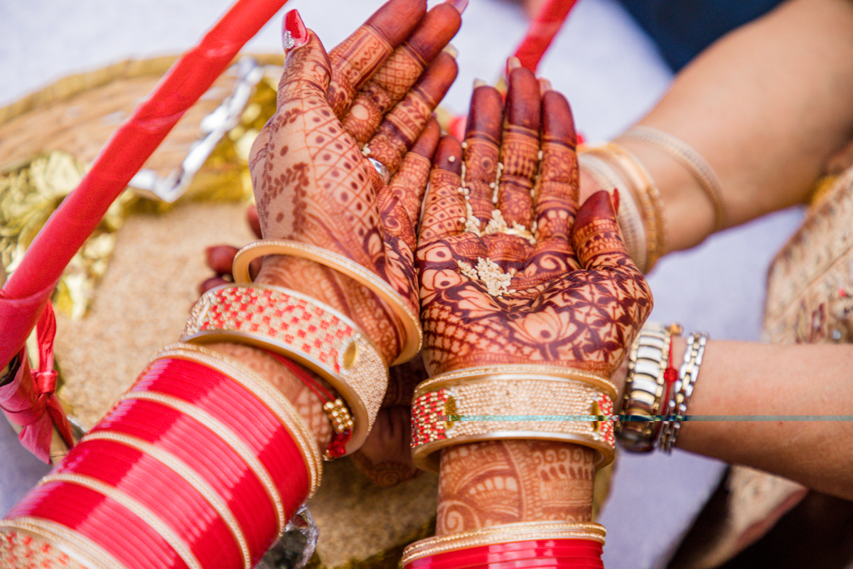 Indian Asian Hindu Wedding Ceremony