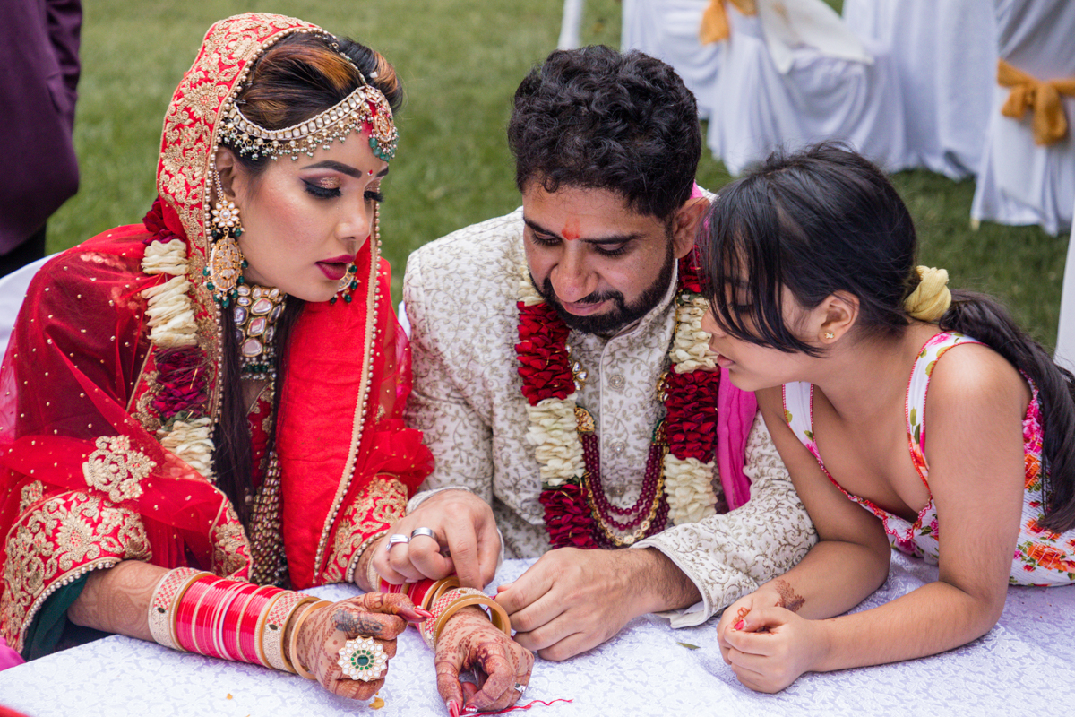 Indian Asian Hindu Wedding Ceremony