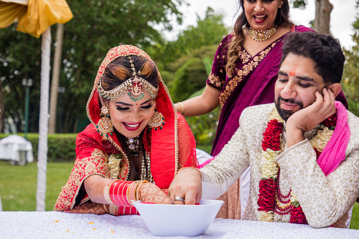 Indian Asian Hindu Wedding Ceremony