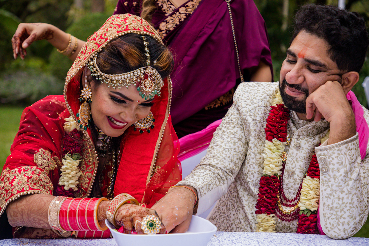 Indian Asian Hindu Wedding Ceremony