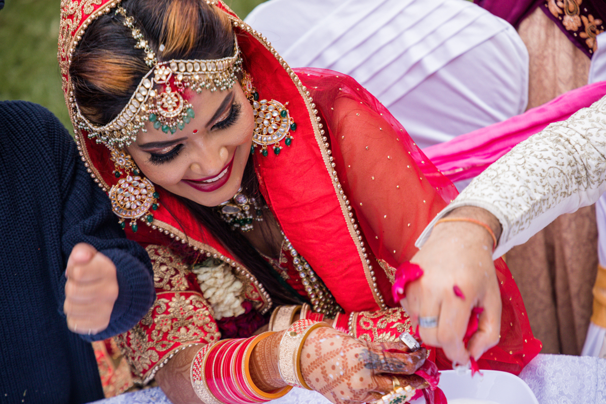 Indian Asian Hindu Wedding Ceremony