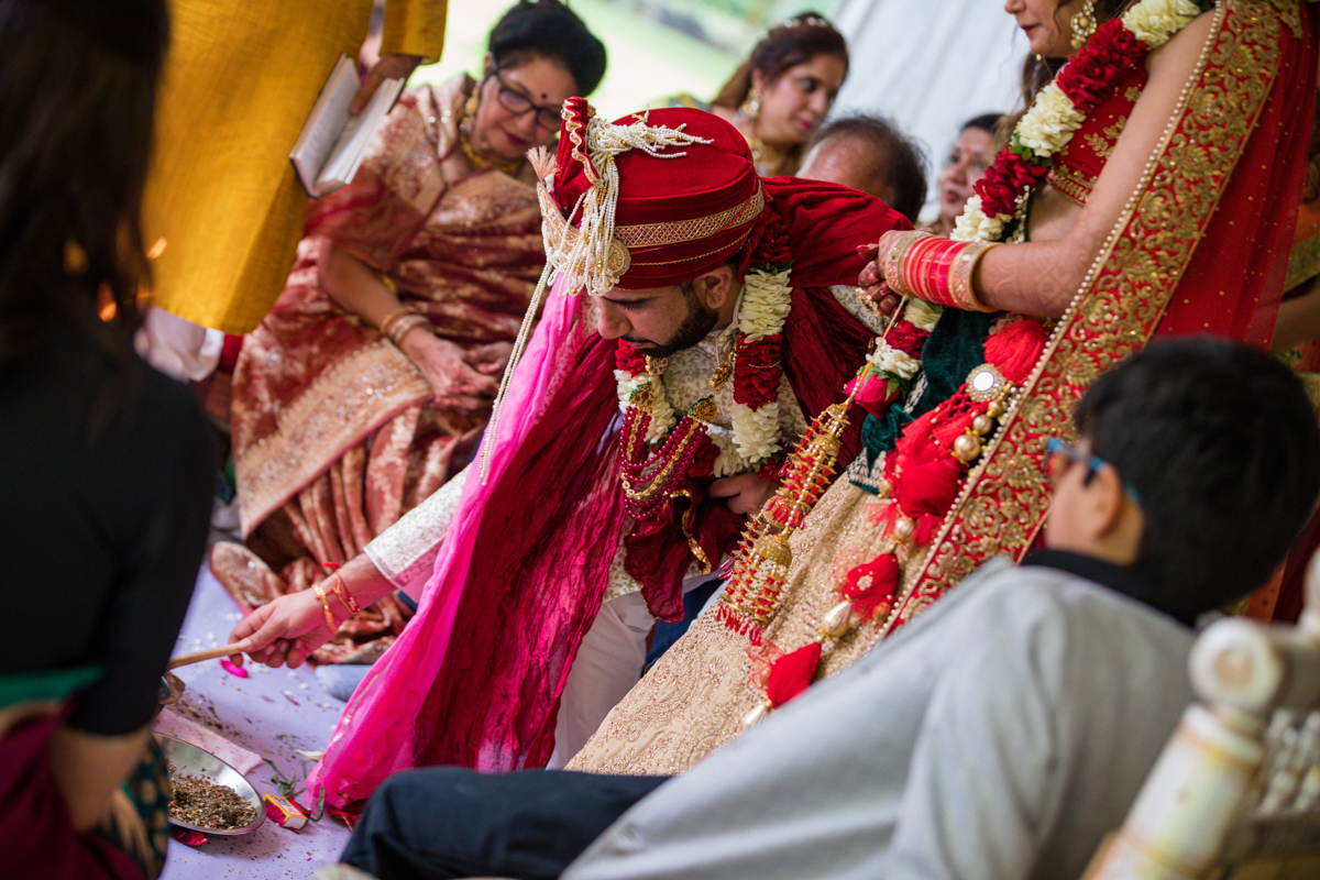 Indian Asian Hindu Wedding Ceremony