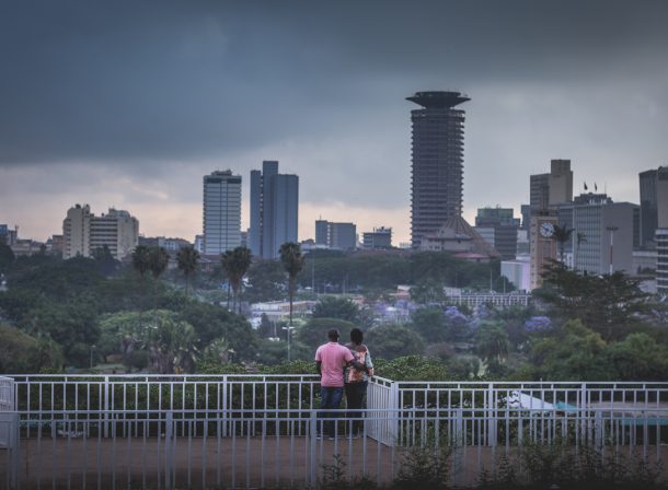 Uhuru Park View Point Nairobi City County Kenya's Capital Couple
