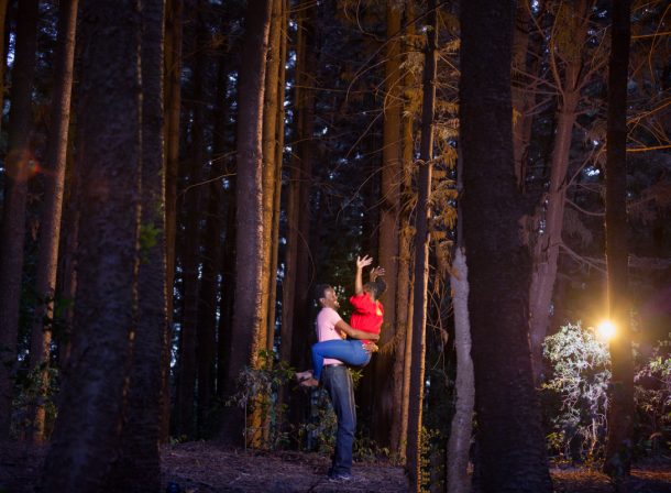 Karura Forest Couple Engagement Photo Shoot Intimate Candid
