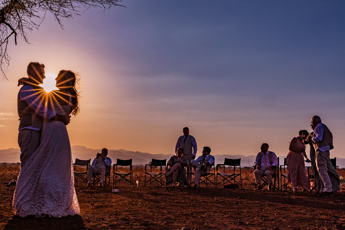 Kenya Sunset Safaris Elopement Adventure Destinations Wedding