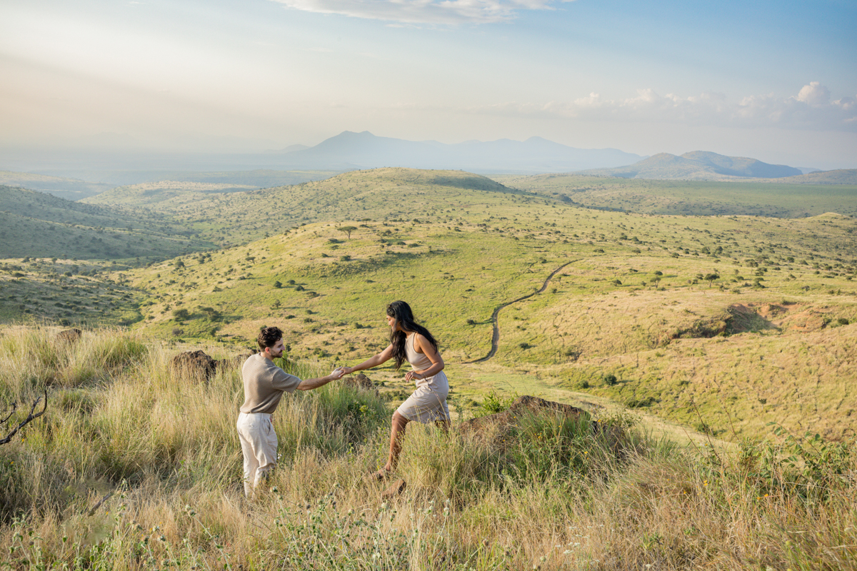 Kenyan Secret Surprise Engagement Proposal Safaris Elopements