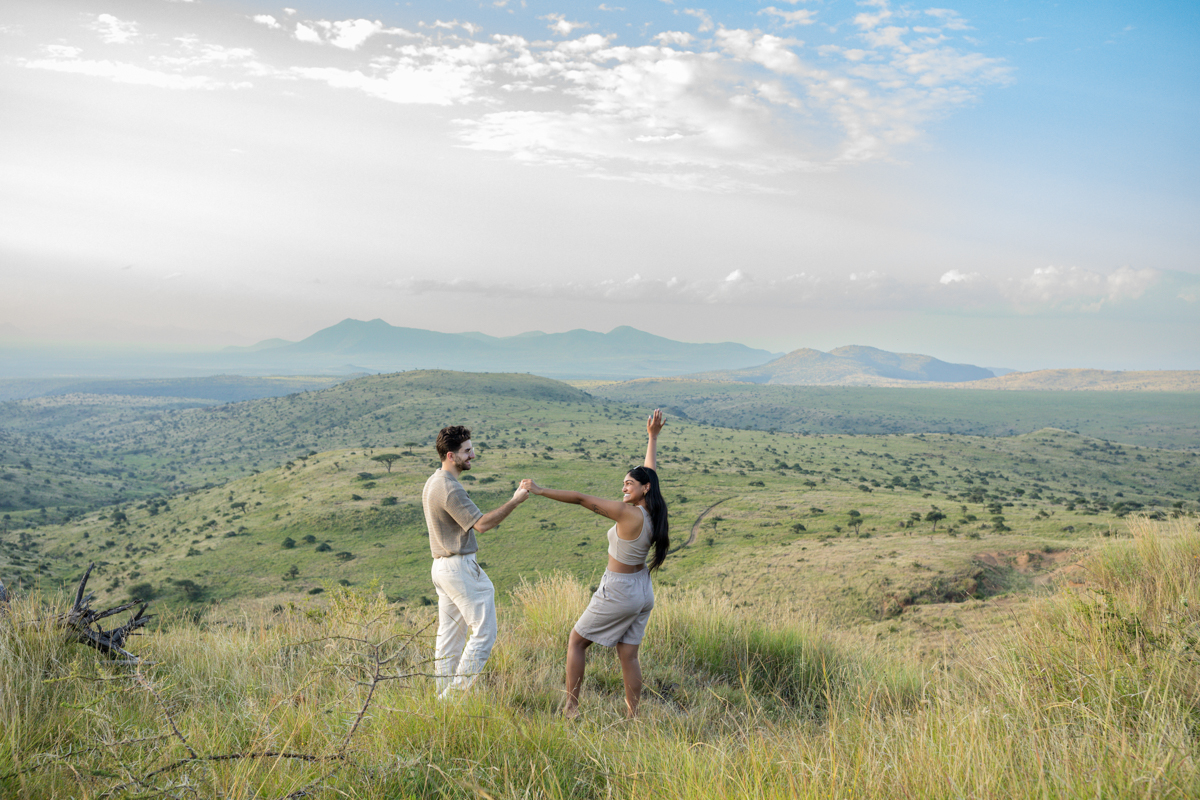 Kenyan Secret Surprise Engagement Proposal Safaris Elopements