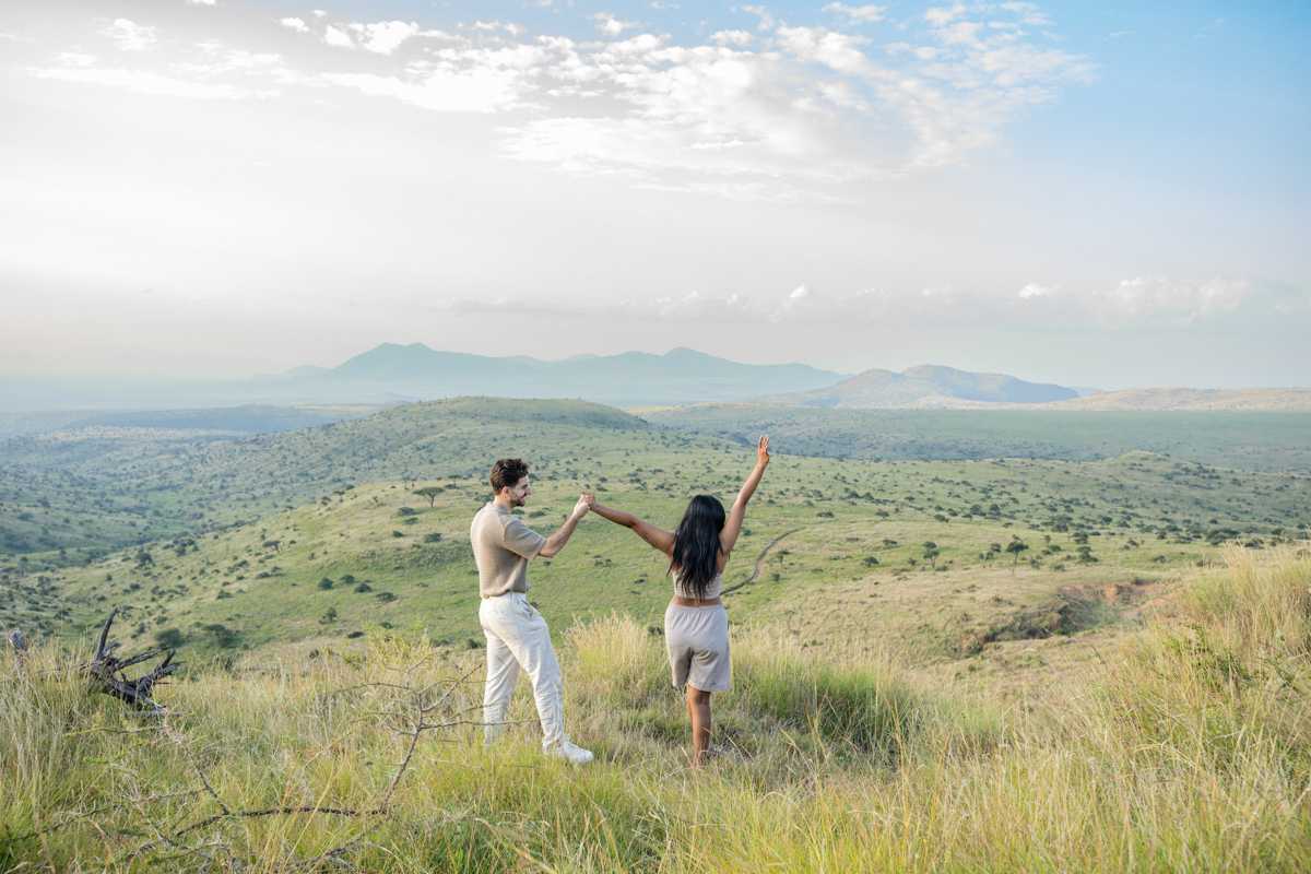 Kenyan Secret Surprise Engagement Proposal Safaris Elopements